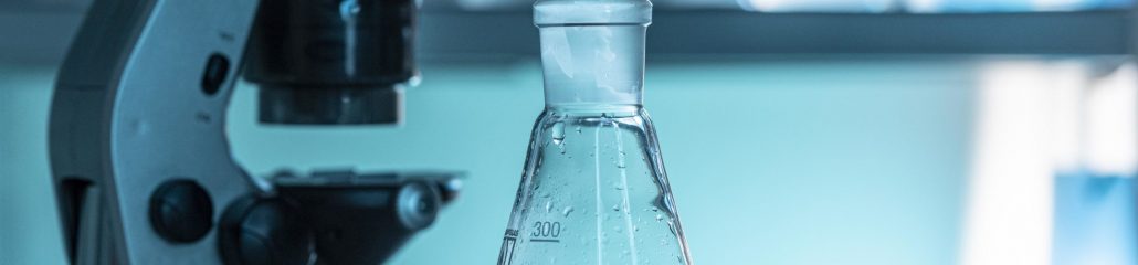 laboratory-glassware-microscope-arrangement